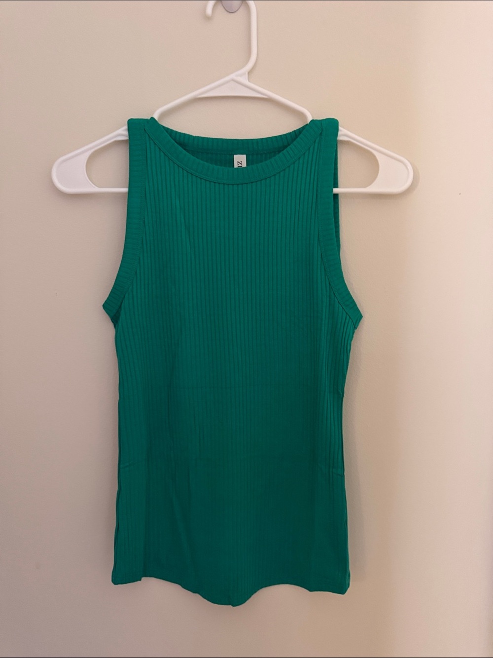 Zenana Ribbed Sleeveless Tank top in Teal
